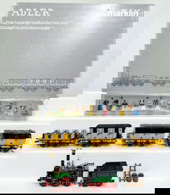 Marklin Modern One Gauge Der Adler Set Reissue from 1935 No. 5750