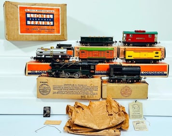 Lionel Prewar O Gauge Outfit No. 239E 260E Freight Set Boxed from 1934 only SCARCE