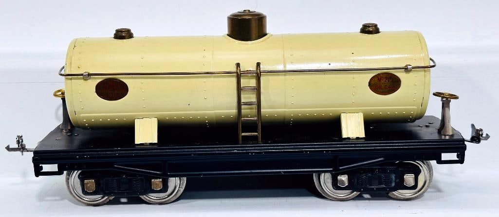 American Flyer Prewar 3/16s Gauge 559 Locomotive/558C Tender with 521-524-524-524 Brown 6 Wheel Cars (1 of 10)