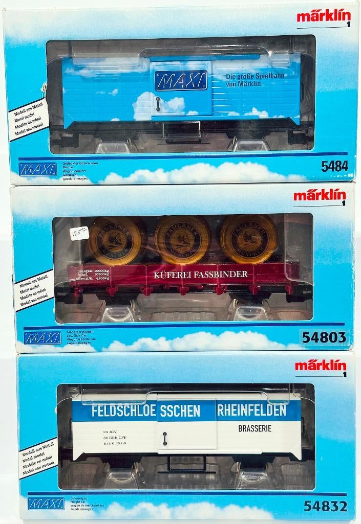 Marklin Modern G Scale Maxi 5484 Freight Car/54832 Freight Car/54803 Freight Car Boxed (1 of 5)