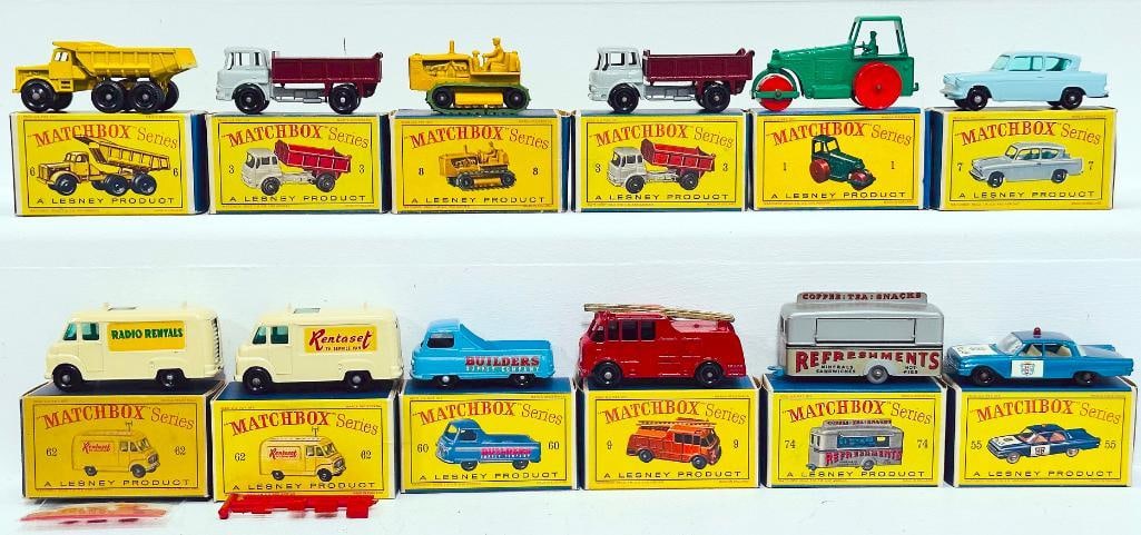 Matchbox Vintage Twelve (12) Assorted Vehicles Boxed (1 of 7)