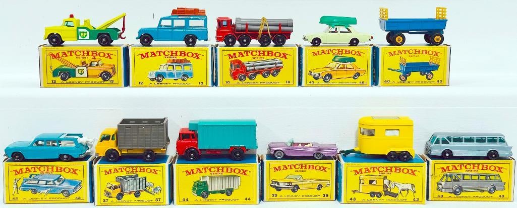 Matchbox Vintage Eleven (11) Assorted Die - Cast Vehicles Boxed (1 of 8)