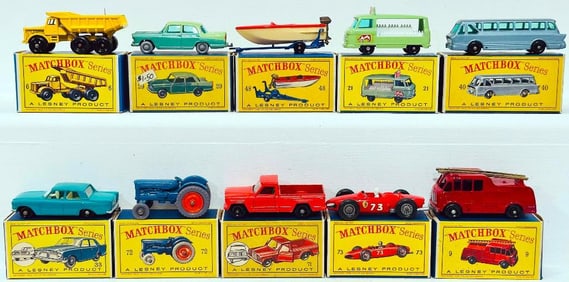 Matchbox Vintage Die - Cast Race Cars and Vehicles Boxed