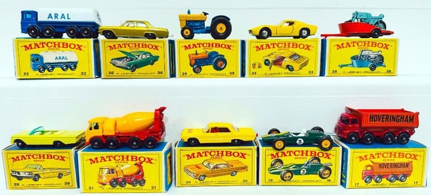 Matchbox Vintage Die - Cast Assorted Vehicles and Trucks Boxed