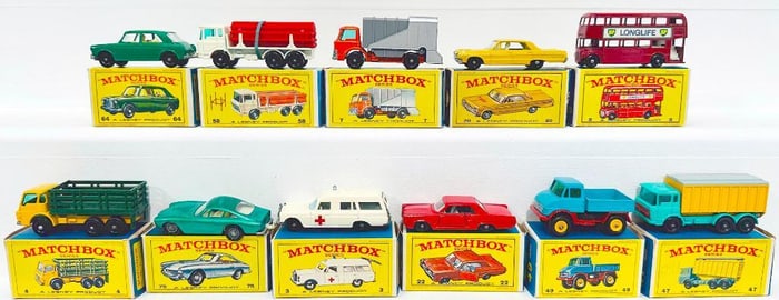 Matchbox Vintage Die - Cast Assorted Trucks and Cars