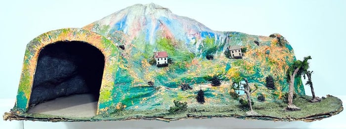 Lionel Prewar O Gauge 915 Felt and Wood Base Tunnel