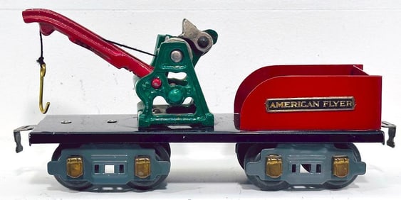 American Flyer Prewar O Gauge 3045 early Crane RARE