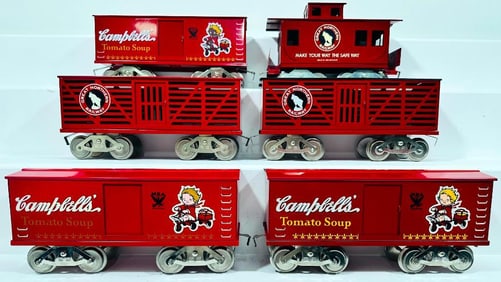 McCoy Modern Standard Gauge Great Northern Railway Caboose - Great Northern Railway Livestock Car X2