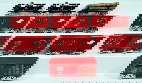 McCoy Modern Standard Gauge Spokane Portland and Seattle Railroad Ten Assorted Freight Cars Boxed
