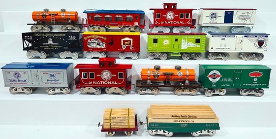 McCoy Modern Standard Gauge Fourteen (14) Assorted Convention Freight Cars