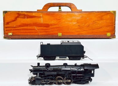 Unknown Manufacturer Postwar O Scale 4 - 6 - 2 Locomotive and Tender