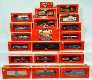 Lionel Modern O Gauge Assorted Freight Cars and Accessories Boxed