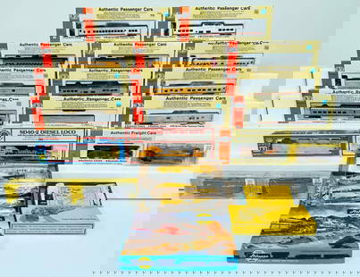 Con - Cor/ Athearn/Bachmann Modern HO Scale Assorted Passenger Car and Freight Car Kits: Con - Cor/ Athearn/Bachmann Modern HO Scale Assorted Passenger Car and Freight Car Kits, each in C8 or better and each with its original box.