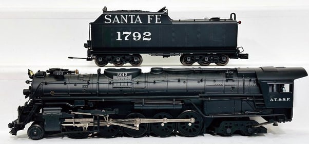 MTH Modern O Gauge Santa Fe 2 – 10 – 4 Locomotive and Tender with PS – 2