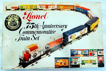 Lionel Modern O Gauge 75th Anniversary Commemorative Train Set Boxed