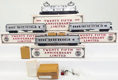 Williams Modern O Gauge TCA GG1 Electric Locomotive -Pullman/Observation/Pullman Cars