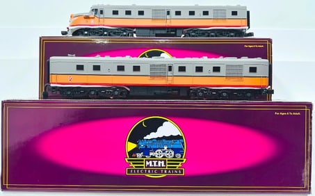 MTH Modern O Gauge Milwaukee Alco DL–109 Diesel with PS 1.0 and Milwaukee Road DL–110 Powered B
