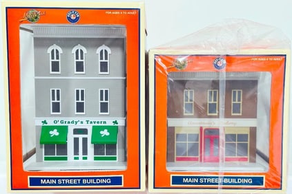 Lionel Modern O Gauge Main Street Building O'Grady's Tavern/ Main Street Building Anastasia's Bakery