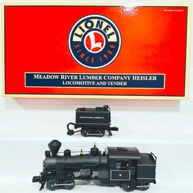 Lionel Modern O Gauge Meadow River Lumber Co. Heisler Locomotive #6 -38027 Boxed