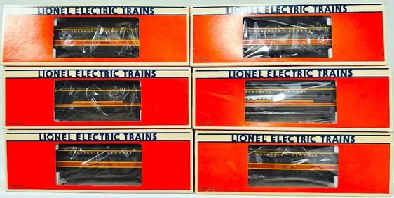 Lionel Modern O Gauge Illinois Central King Coal Passenger Car/Baggage Car/Dining Car/Passenger Car
