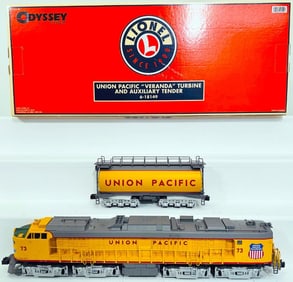 Lionel Modern O Gauge Veranda Turbine Union Pacific Odyssey System Boxed