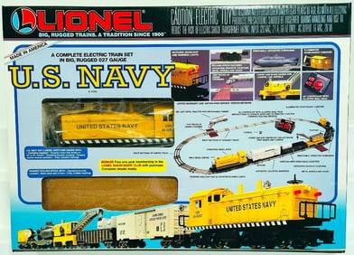 Lionel Modern O Gauge United States Navy Switcher Freight Set