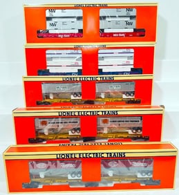 Lionel Modern O Gauge Southern TTUX Flat Car/ Illinois Central TTUX/New York Central TTUX