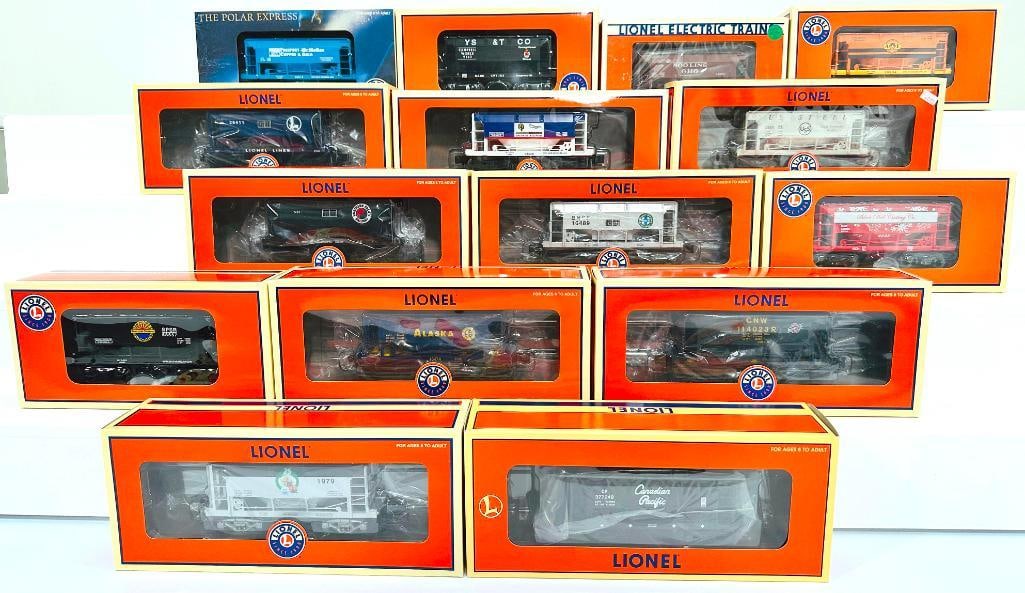 Lionel Modern O Gauge Fifteen (15) Assorted Freight Cars Boxed (1 of 7)