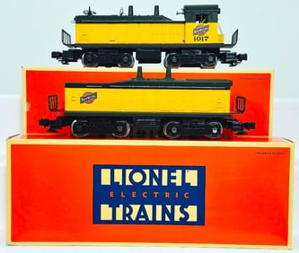Lionel Modern O Gauge Chicago and Northwestern NW 2 Switcher Engine/ Chicago Northwestern Calf Unit