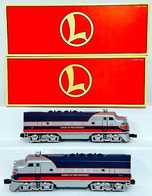 Lionel Modern O Gauge F3 A Powered Spirit of the Century Diesel Unit/ F3 A Nonpowered Diesel Unit (1 of 9)