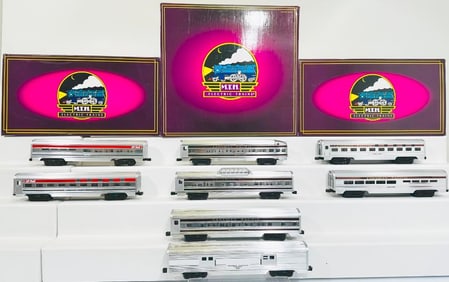 MTH Modern O Gauge Canadian Pacific 4 Car 60 foot Aluminum Passenger Set -Canadian Pacific Sleeper