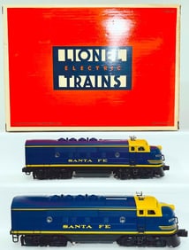 Lionel Modern O Gauge Santa Fe F3 A -A Diesel Units #6 -18117 Boxed