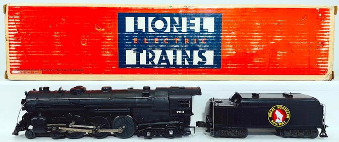 Lionel Modern O Gauge Great Northern Locomotive and Tender Custom Painted 783