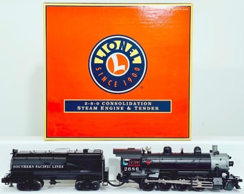 Lionel Modern O Gauge Southern Pacific 2 -8 -0 Consolidation -Traditional Locomotive and Tender