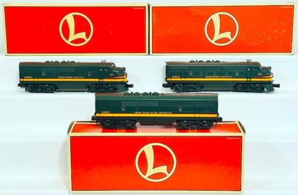 Lionel Modern O Gauge 2390 Northern Pacific F3 A Diesel Unit X2/2390 NP F3 B Diesel Unit