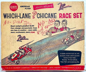 American Flyer Gilbert Postwar S Gauge Auto - Rama Set #19075