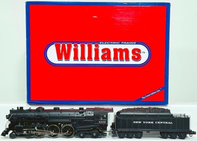 Williams Modern O Gauge New York Central Diecast Hudson Locomotive and Tender with digital whistle
