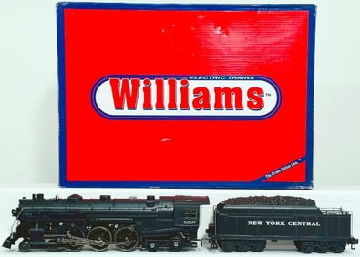Williams Modern O Gauge New York Central Diecast Hudson Power/Tender with digital whistle and bell