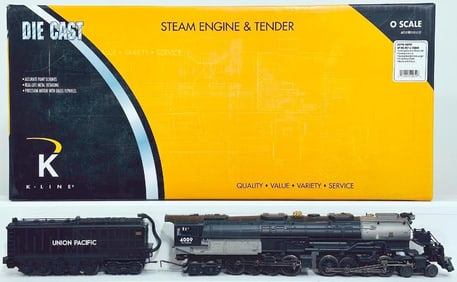 K-Line Modern O Gauge Union Pacific Big Boy and Tender Boxed