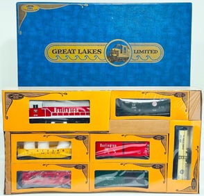 Lionel Modern O Gauge Burlington Route Switcher Freight Set Boxed
