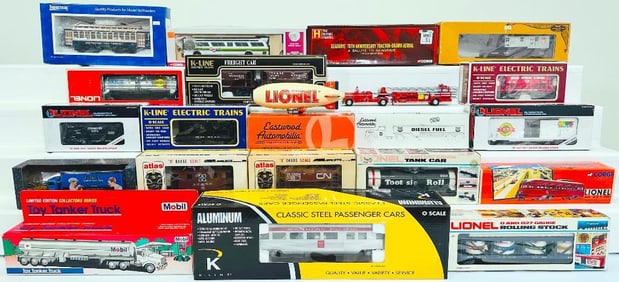Lionel Modern O Gauge Assorted Freight Cars/Corgi Limited Edition Vehicles/K-Line Modern O Gauge Fre