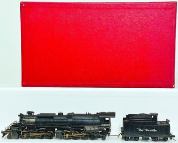Key Imports Postwar HO Scale Classic 3400 Class 2 -8 -8 -2 L -96 Locomotive and Tender