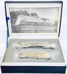 Deki Postwar HO Scale Burlington Route Aeolus S -4a Streamlined Hudson 4000 Locomotive and Tender
