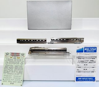 Orion Models Postwar HO Scale Boston and Maine Flying Yankee 3 Car Streamliner Set