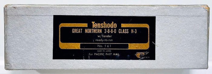 Tenshodo Modern HO Scale Great Northern 2 -8 -8 -0 Class N-3 Locomotive and Tender