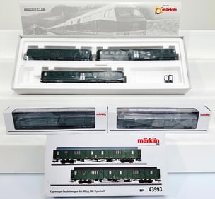 Marklin Modern HO Scale Express Freight Baggage Car Set #43993/Express Freight Baggage Car #43993-02
