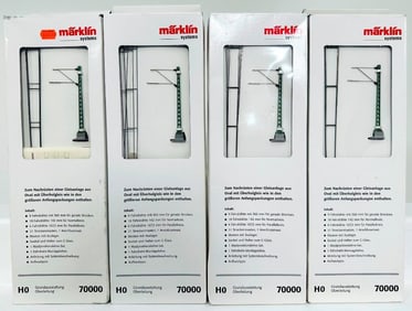 Marklin Modern HO Scale Basic Catenary Assortment #70000 X4