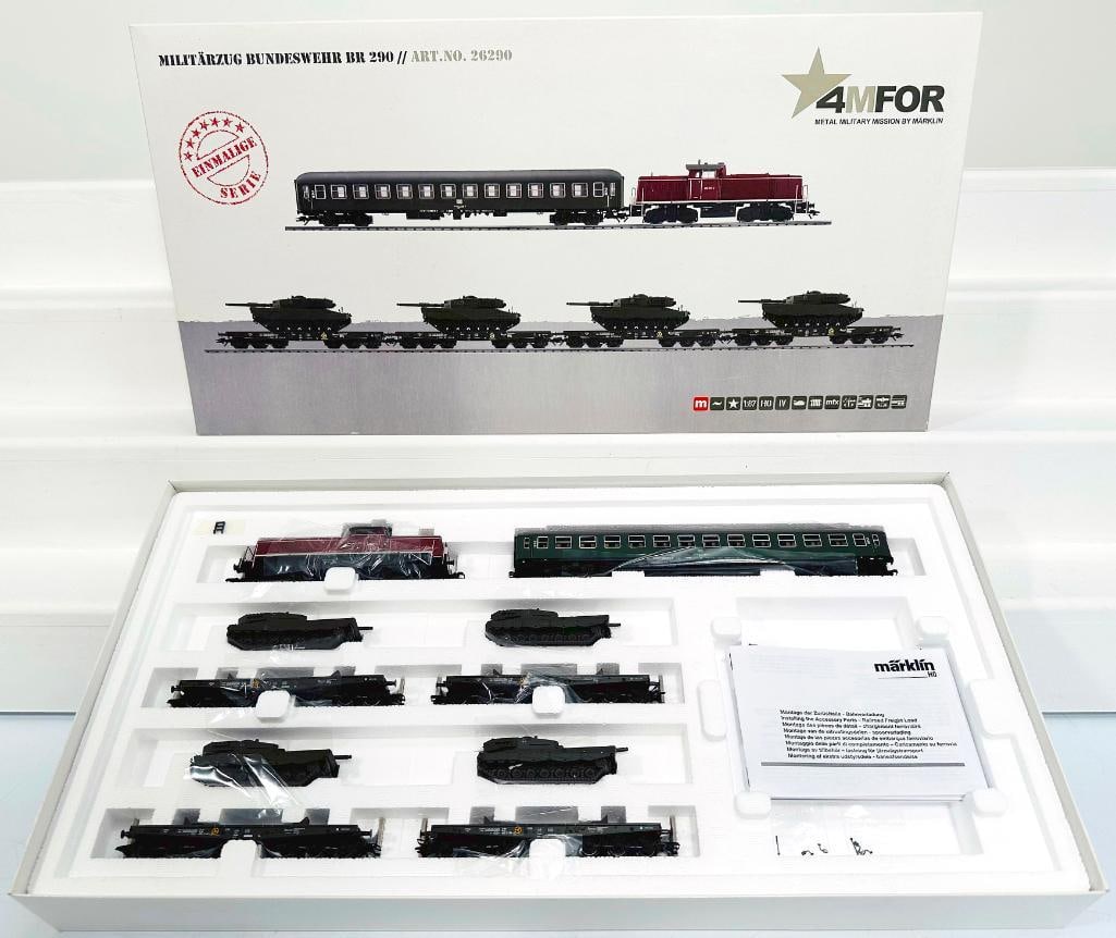 Marklin Modern HO Scale German Federal Army Military Train #26290 (1 of 9)