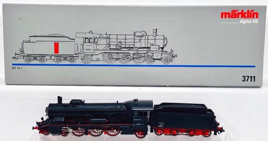 Marklin Modern Digital HO Locomotive and Tender BR 18.1 #3711