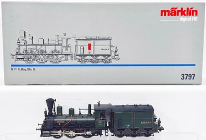Marklin Modern Digital HO Locomotive and Tender #3797